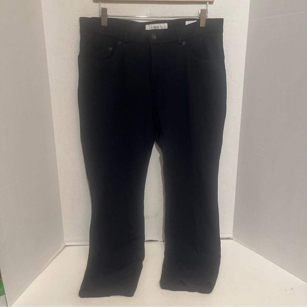 Brax Pants Mens Size 34x27 Blue Chuck Modern Straight Fit Hi Flex Stretch Chino